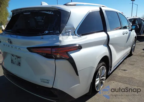 2023 Toyota Sienna Limited из США, поврежденный, VIN 5TDZSKFC7PS086557